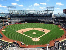 photo of Oakland Coliseum, California